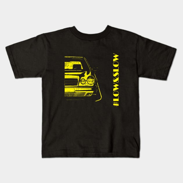 w210 tuning low and slow Kids T-Shirt by WOS